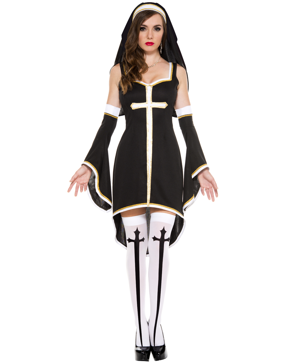 F1565 Women’s Sinfully Hot Nun Costume